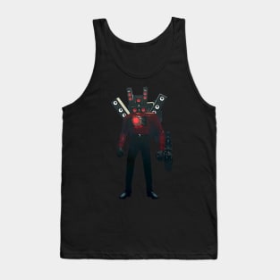 I Heart Titan Speakerman I Love Skibidi Toilet Tank Top